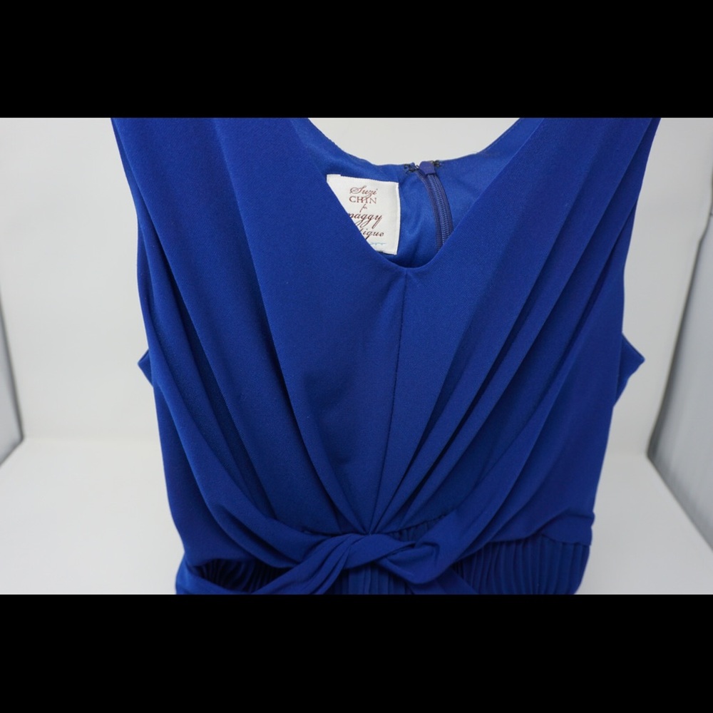 Suzy Chin for Maggy boutique blue dress
